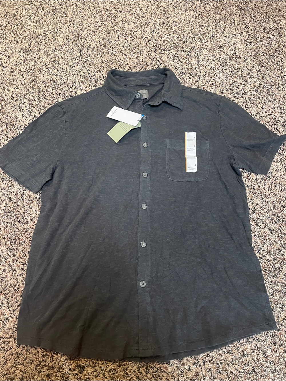 Goodfellow & Co. The Slub Button Down Pocket Tee Size Small NWT